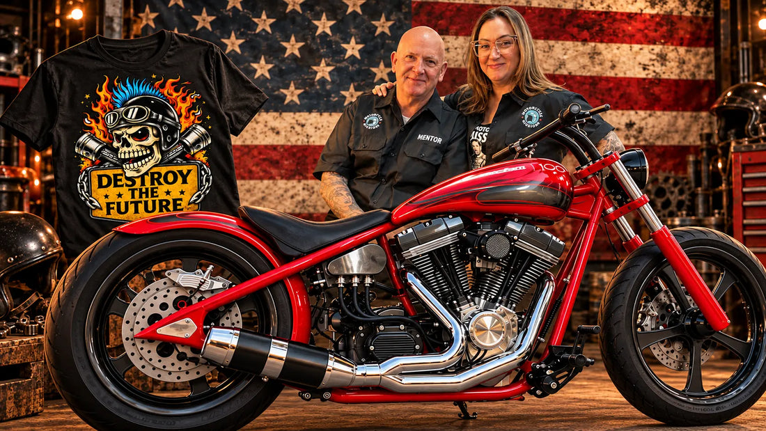 Custom Bikes. American Grit. Wear the Attitude.
