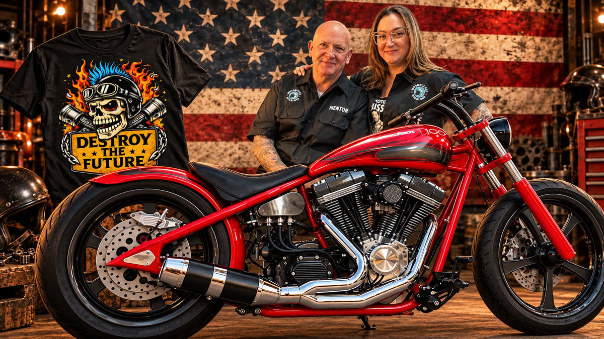 Custom Bikes. American Grit. Wear the Attitude.