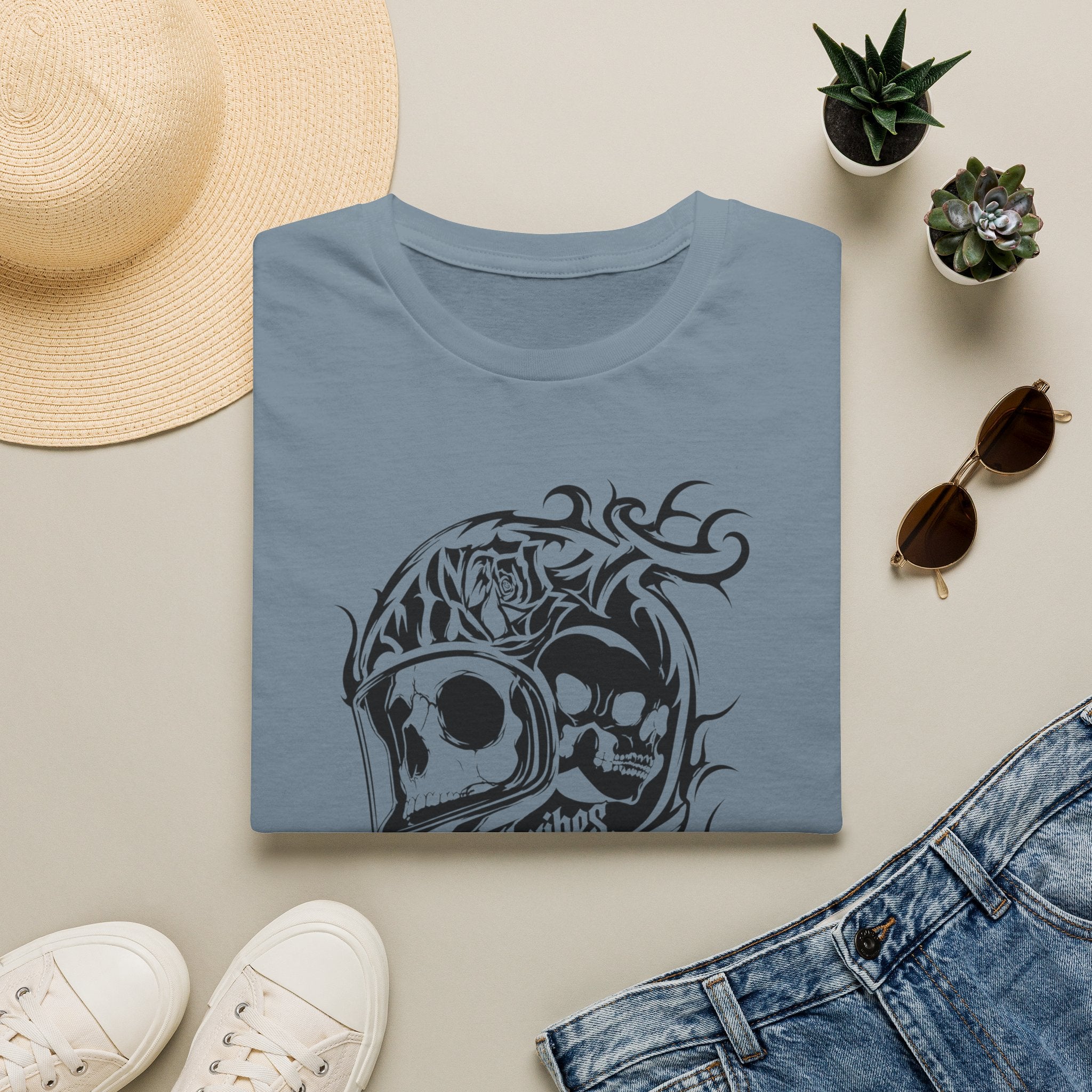 Skull Vibes Steel Nerves Open Roads