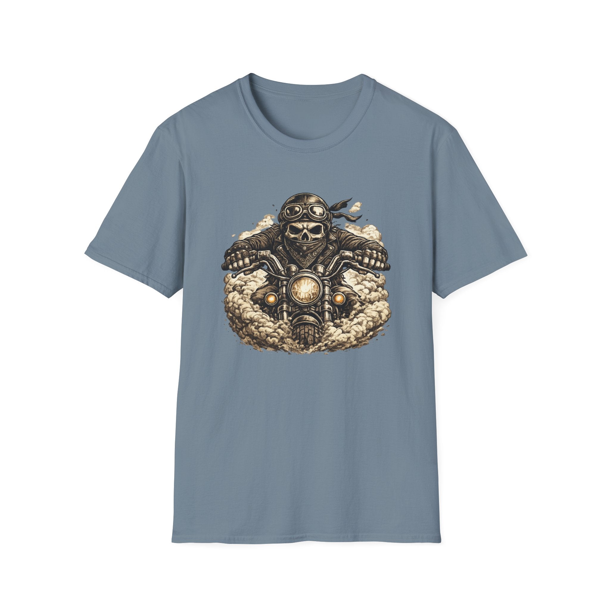Skull Biker kicking dust