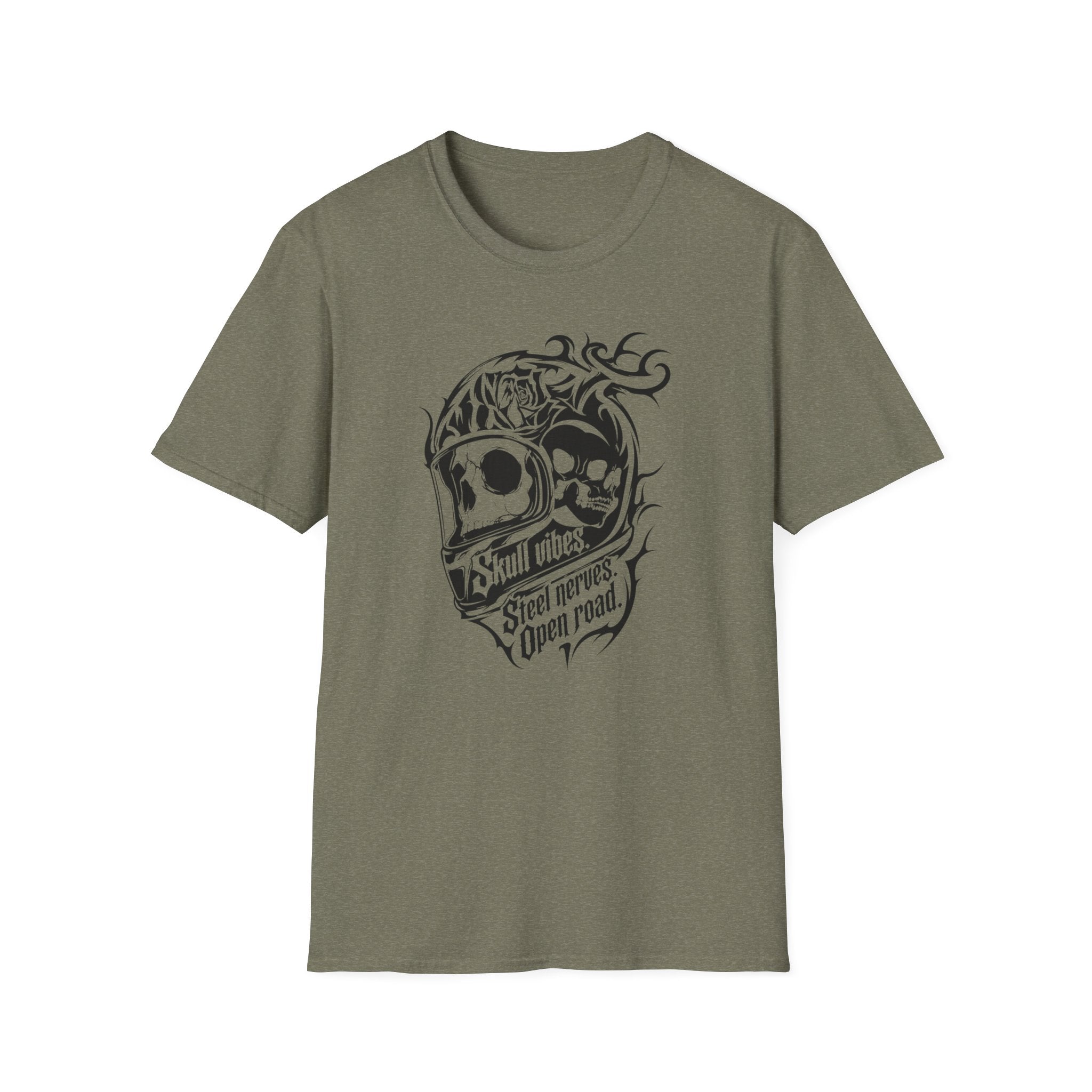 Skull Vibes Steel Nerves Open Roads