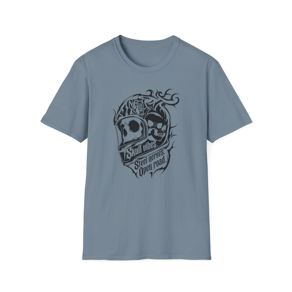 Skull Vibes Steel Nerves Open Roads