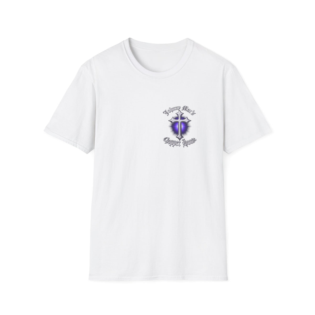 Chicano Lowrider Pinup T-Shirt — Purple Gothic Car Culture Tee