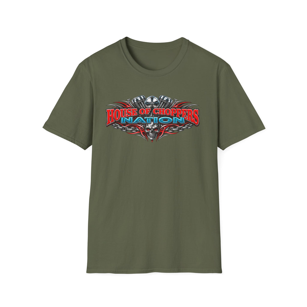 House of Choppers Nation Motorcycle T-Shirt