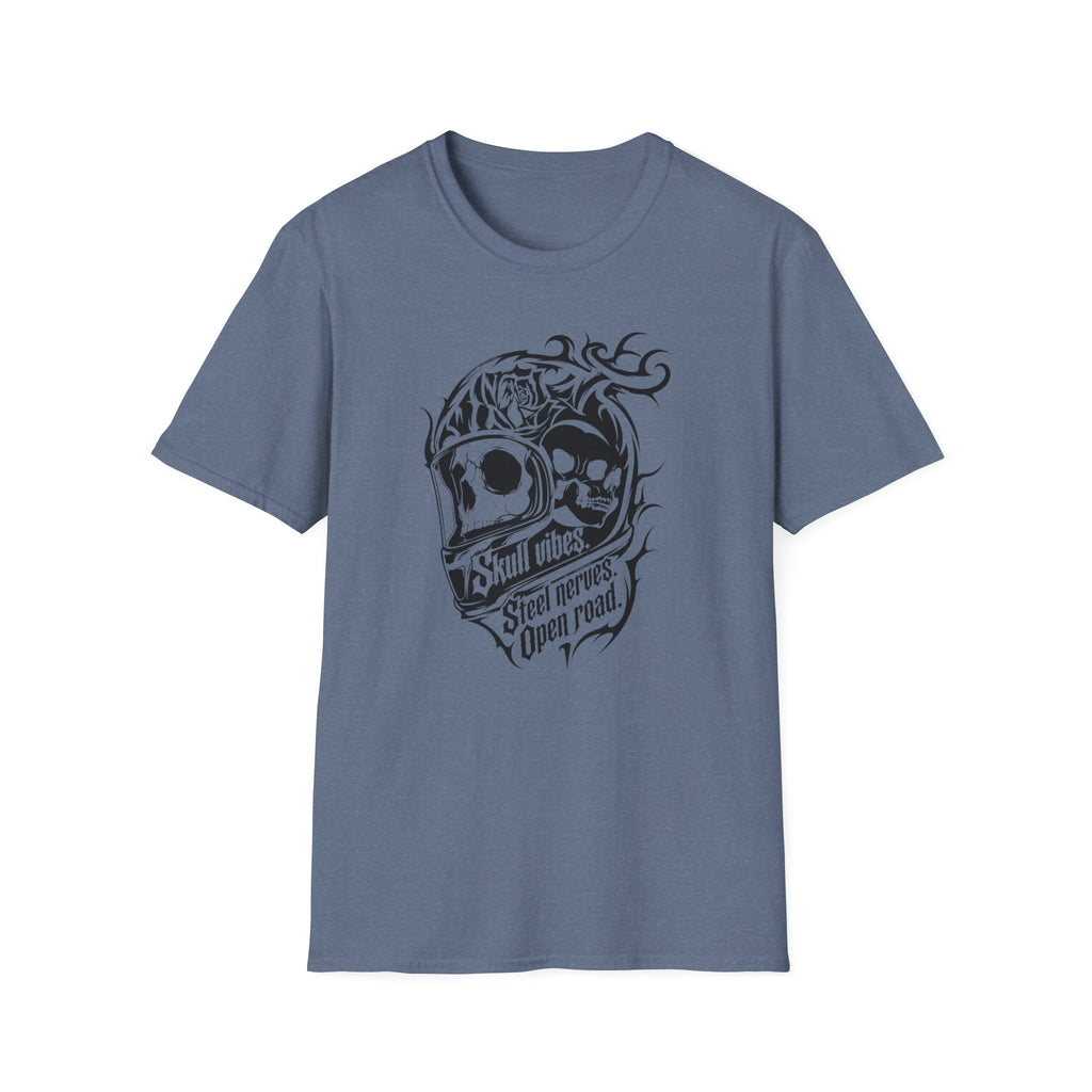 Skull Vibes Steel Nerves Open Roads