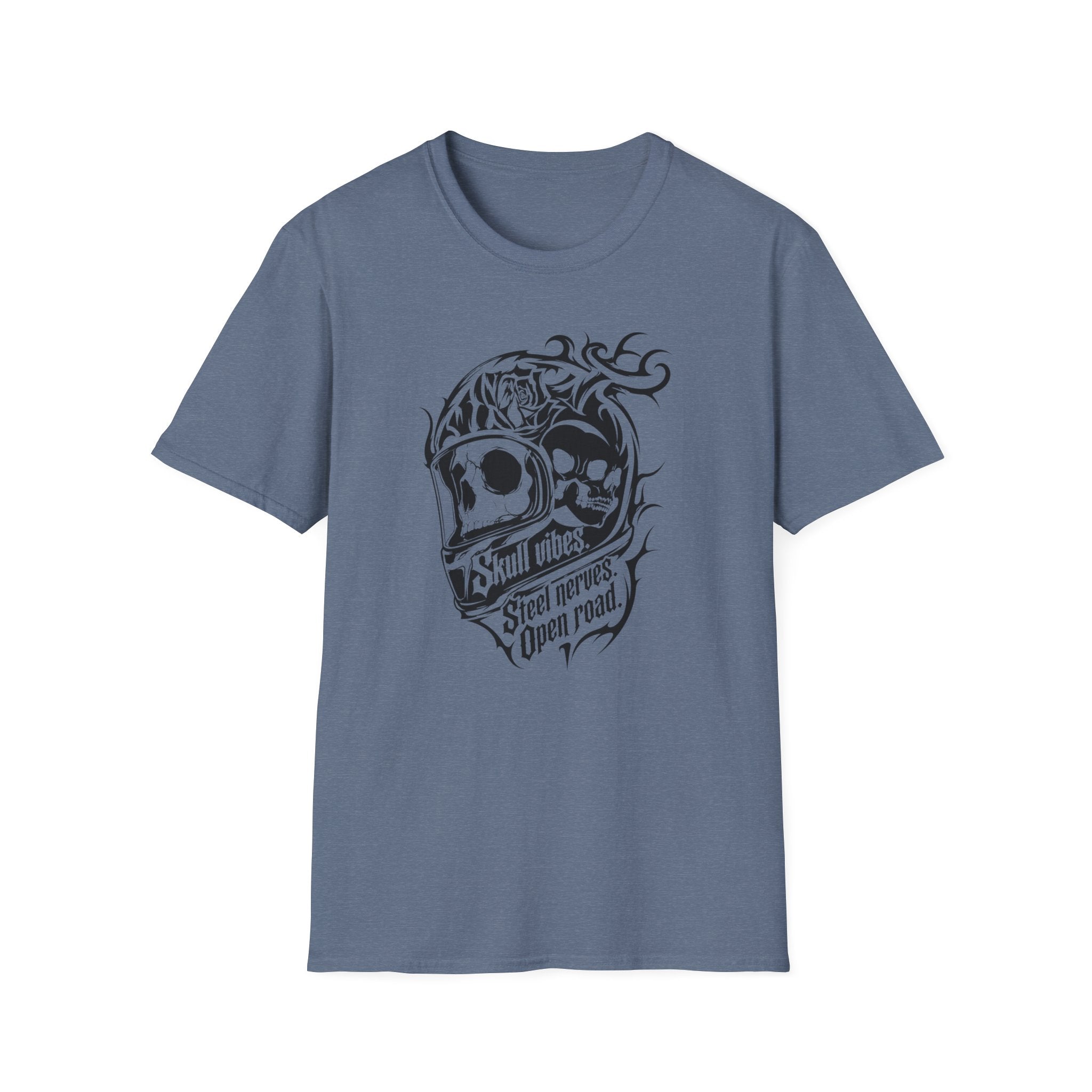 Skull Vibes Steel Nerves Open Roads