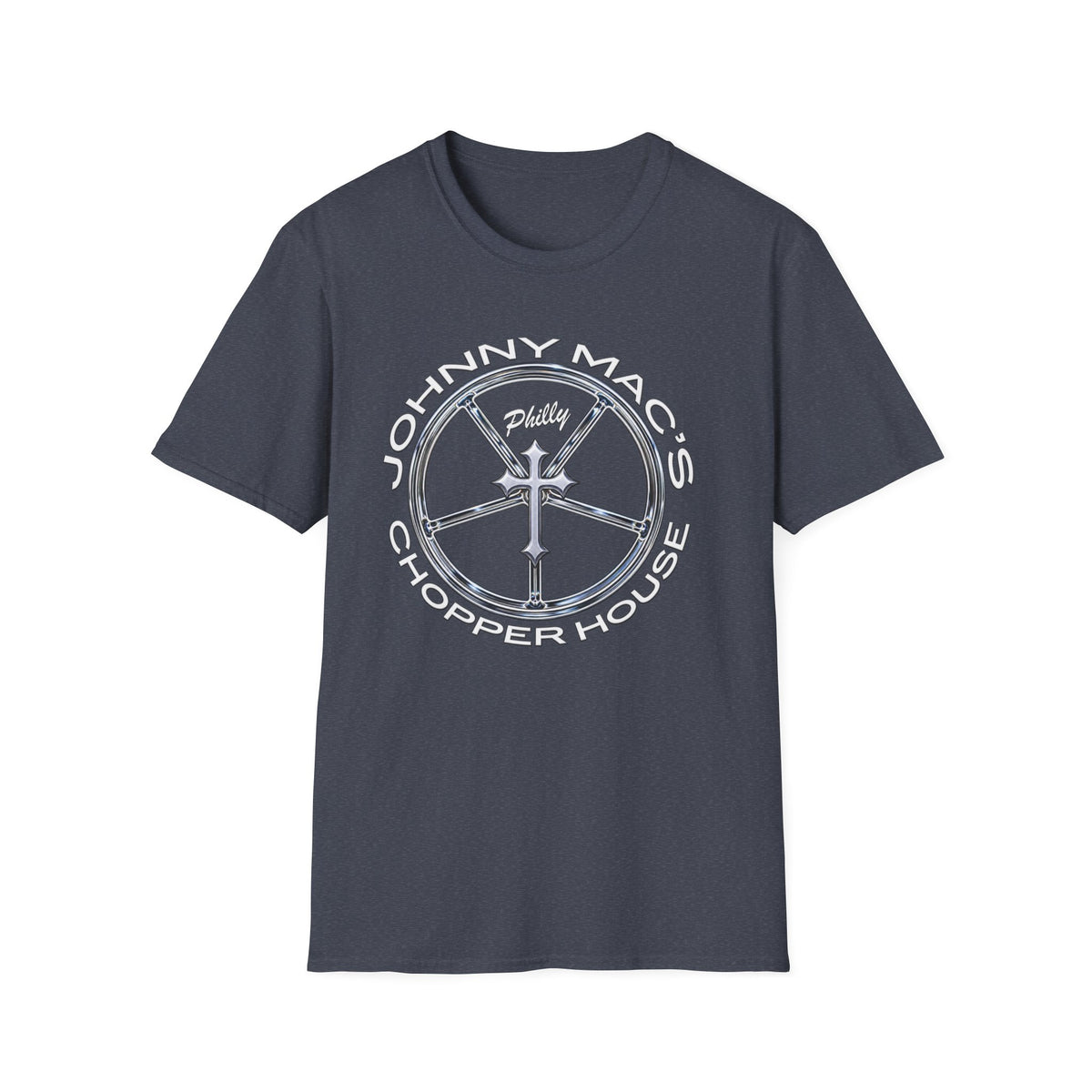 Johnny Mac's Chopper House Purple Pinup Tee