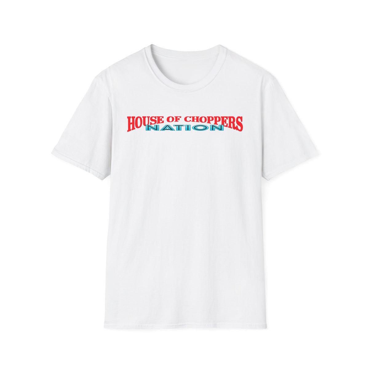 House of Choppers Nation T-Shirt — Retro Motorcycle Crew Tee