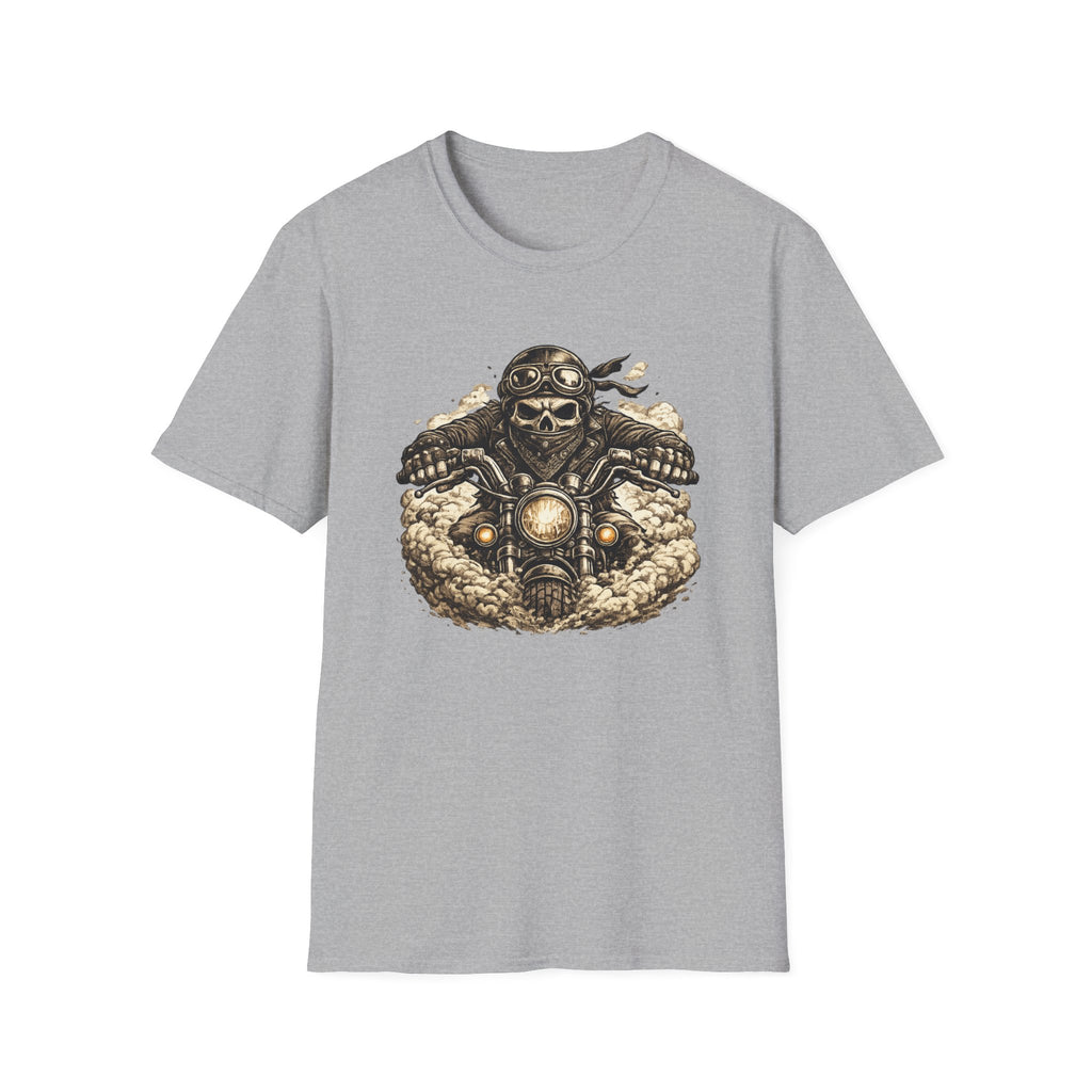 Skull Biker kicking dust