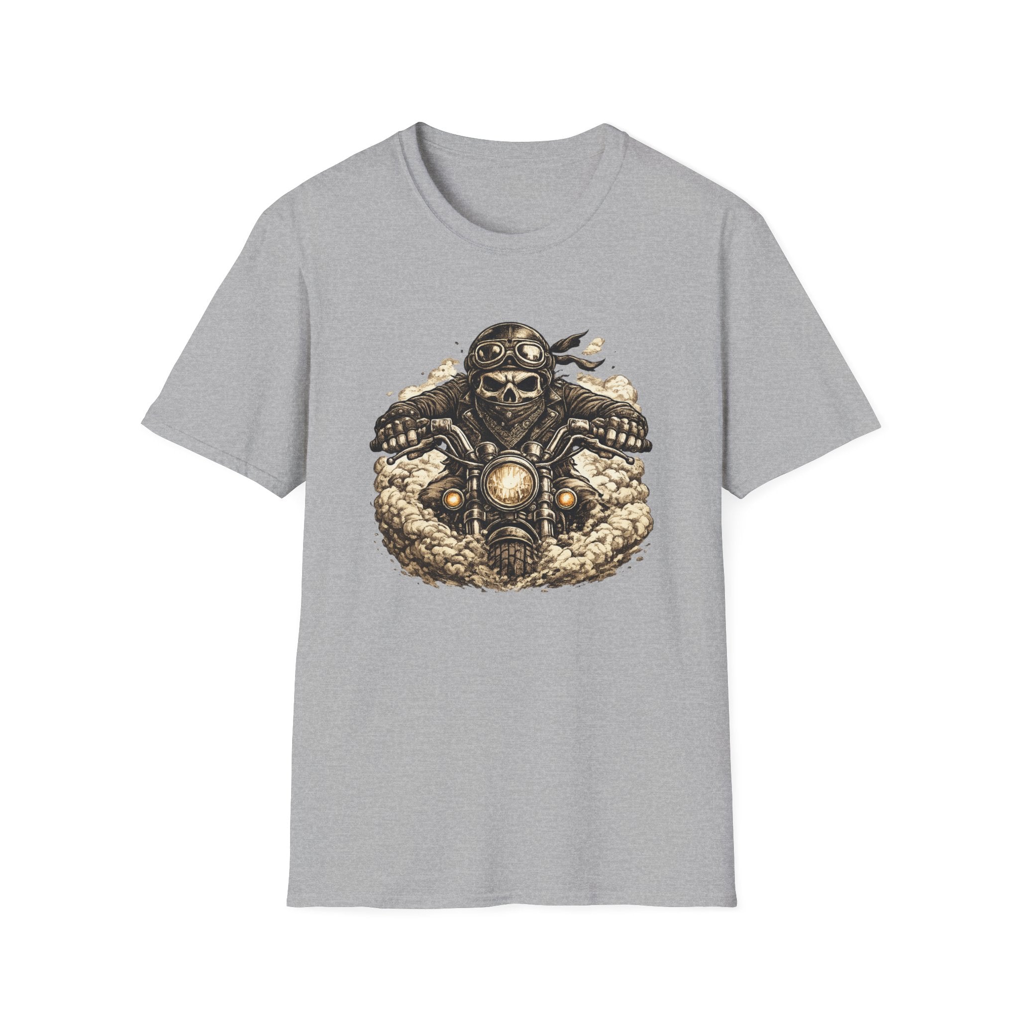 Skull Biker kicking dust