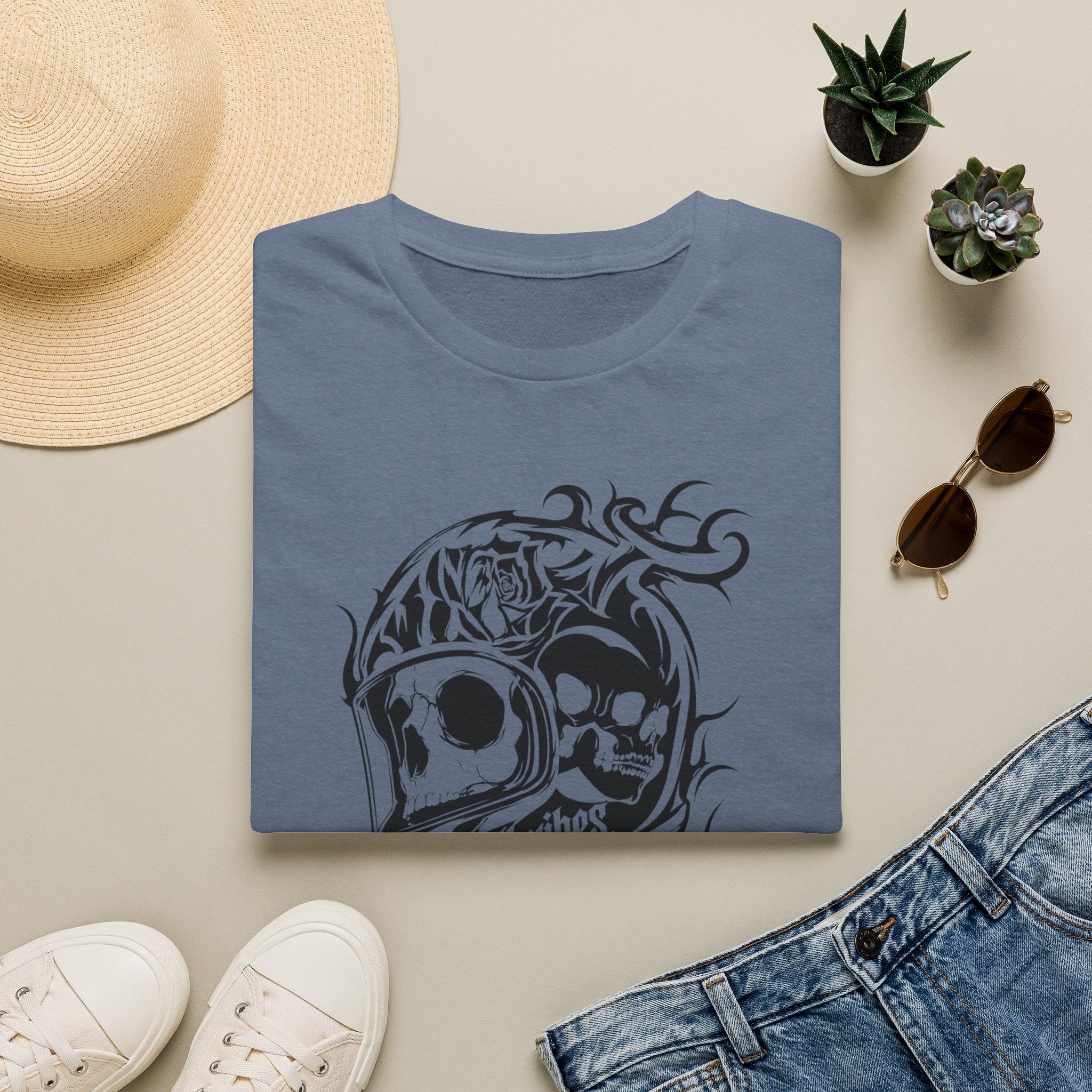 Skull Vibes Steel Nerves Open Roads