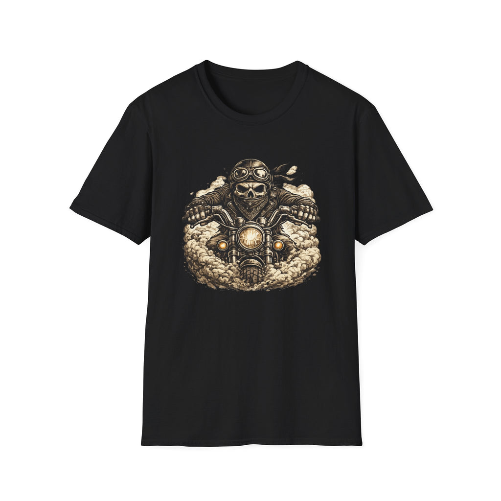 Skull Biker kicking dust