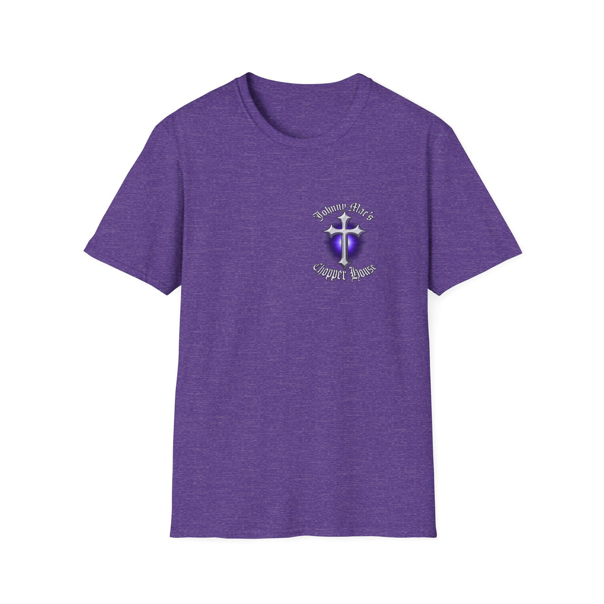 Chicano Lowrider Pinup T-Shirt — Purple Gothic Car Culture Tee