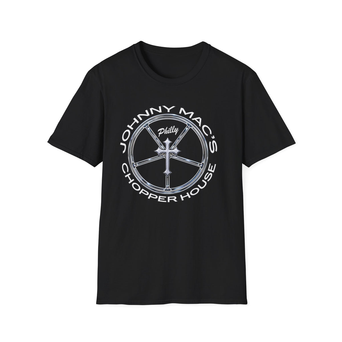 Johnny Mac's Chopper House Purple Pinup Tee