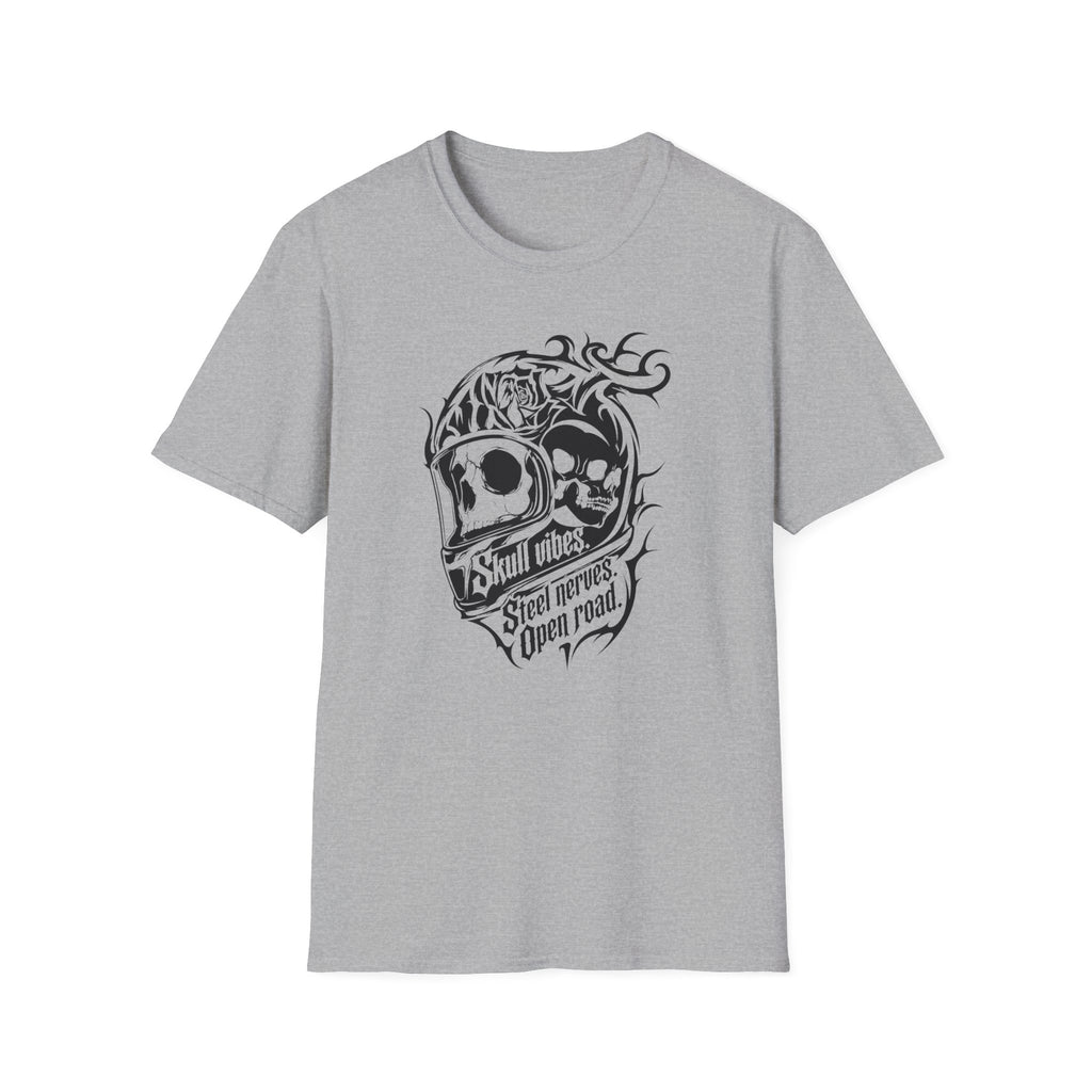 Skull Vibes Steel Nerves Open Roads