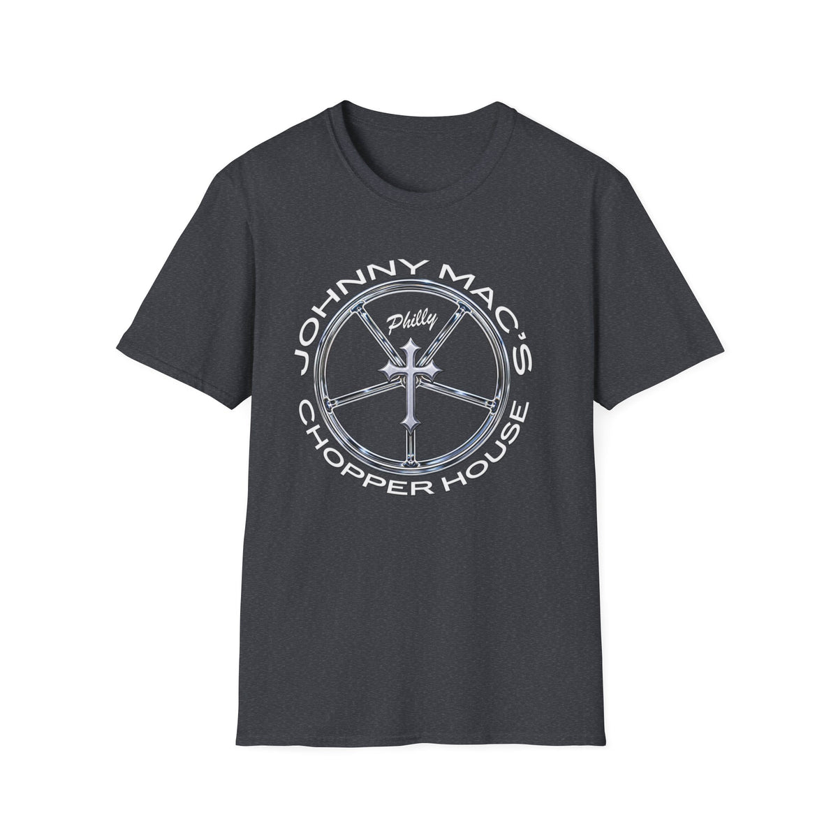 Johnny Mac's Chopper House Purple Pinup Tee