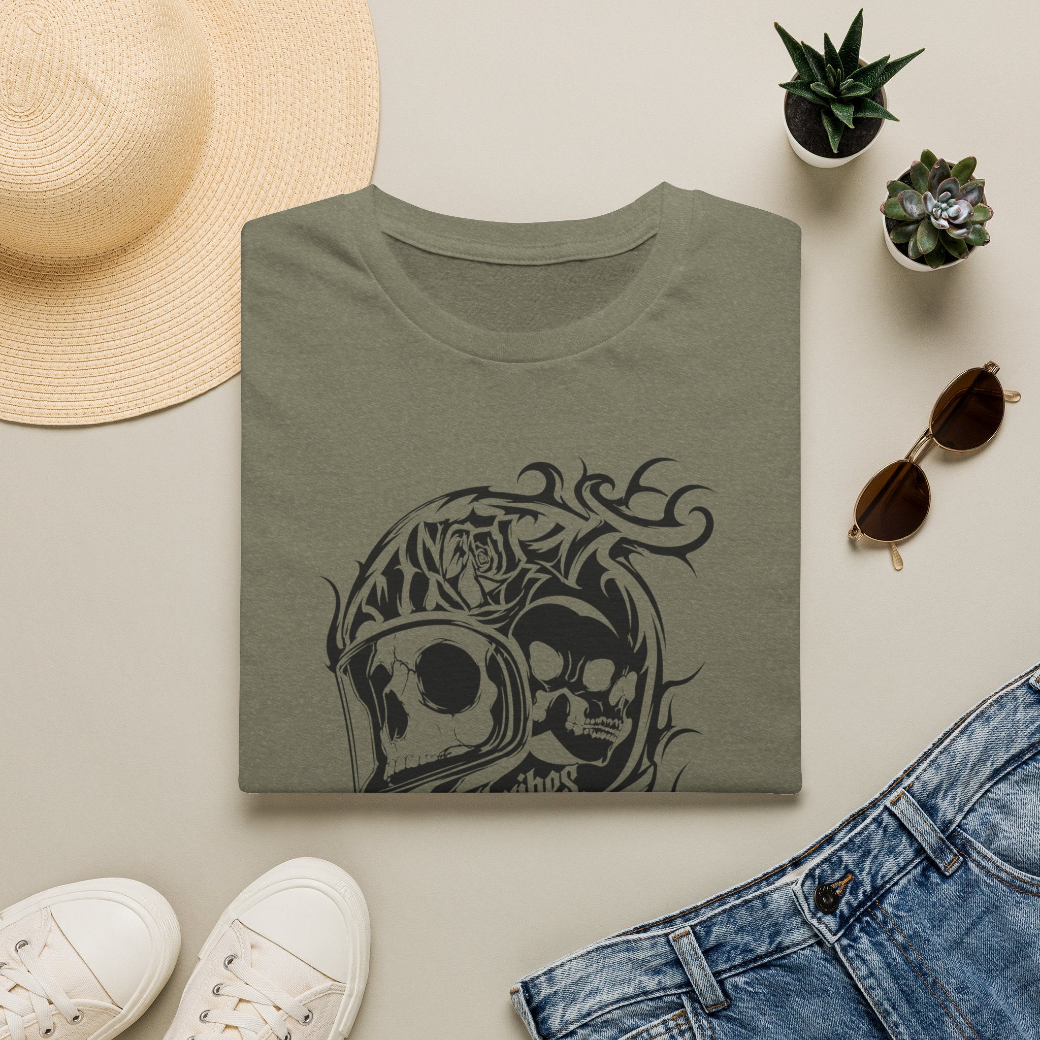Skull Vibes Steel Nerves Open Roads