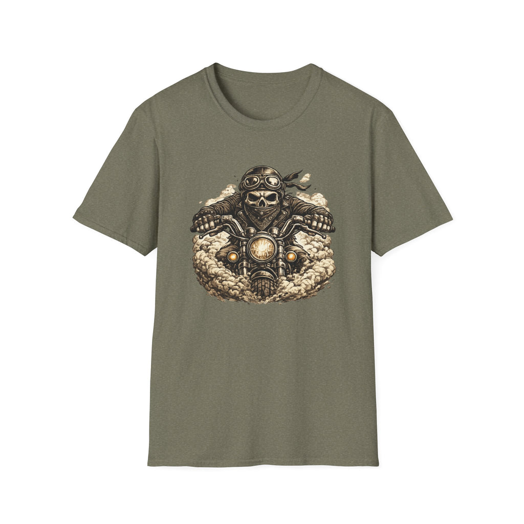 Skull Biker kicking dust