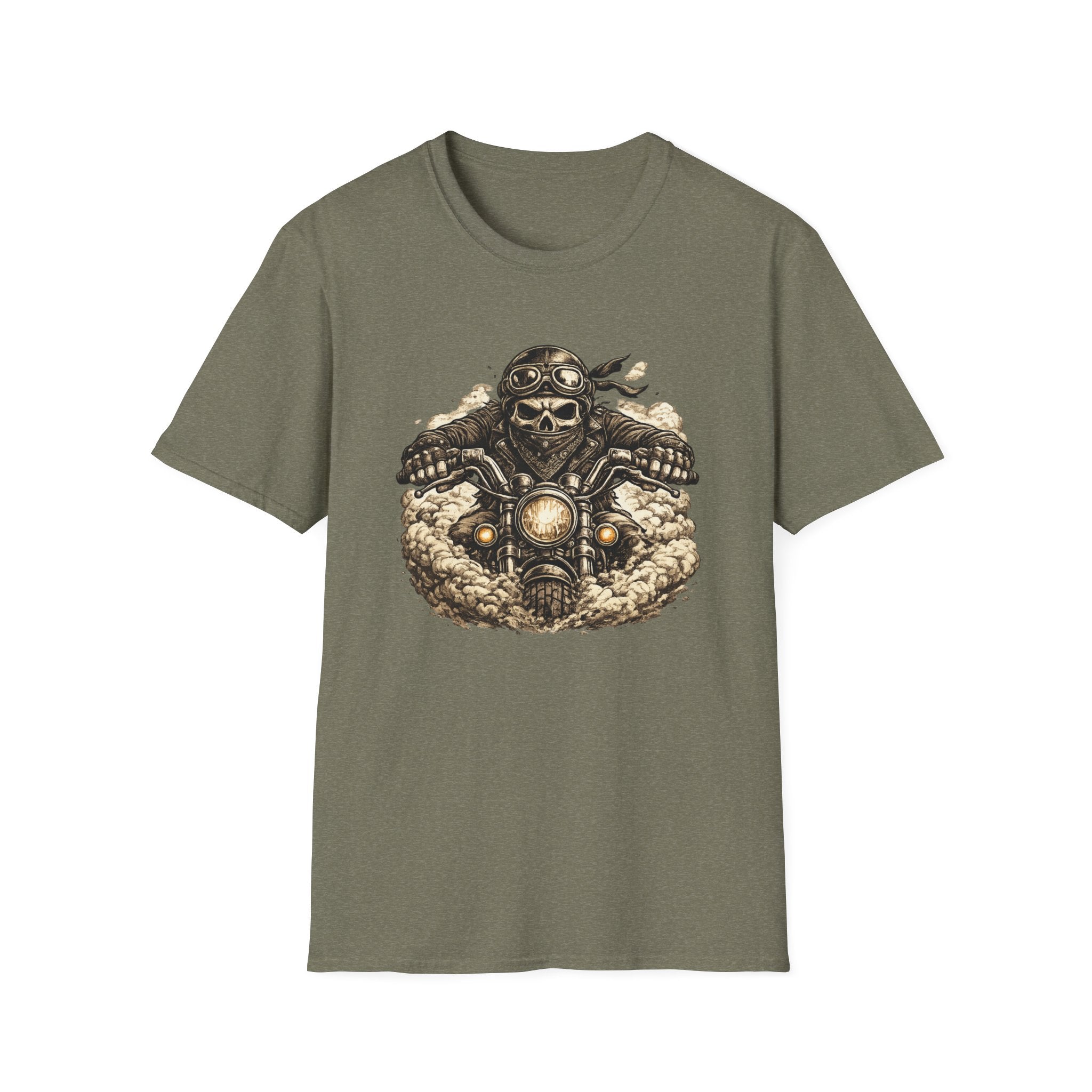Skull Biker kicking dust