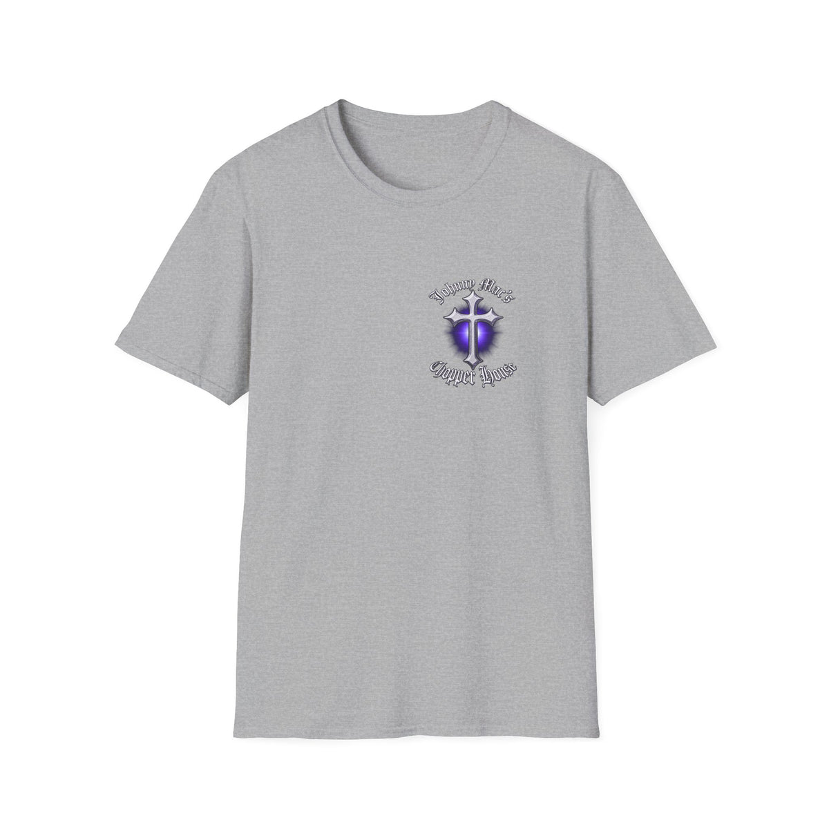 Chicano Lowrider Pinup T-Shirt — Purple Gothic Car Culture Tee
