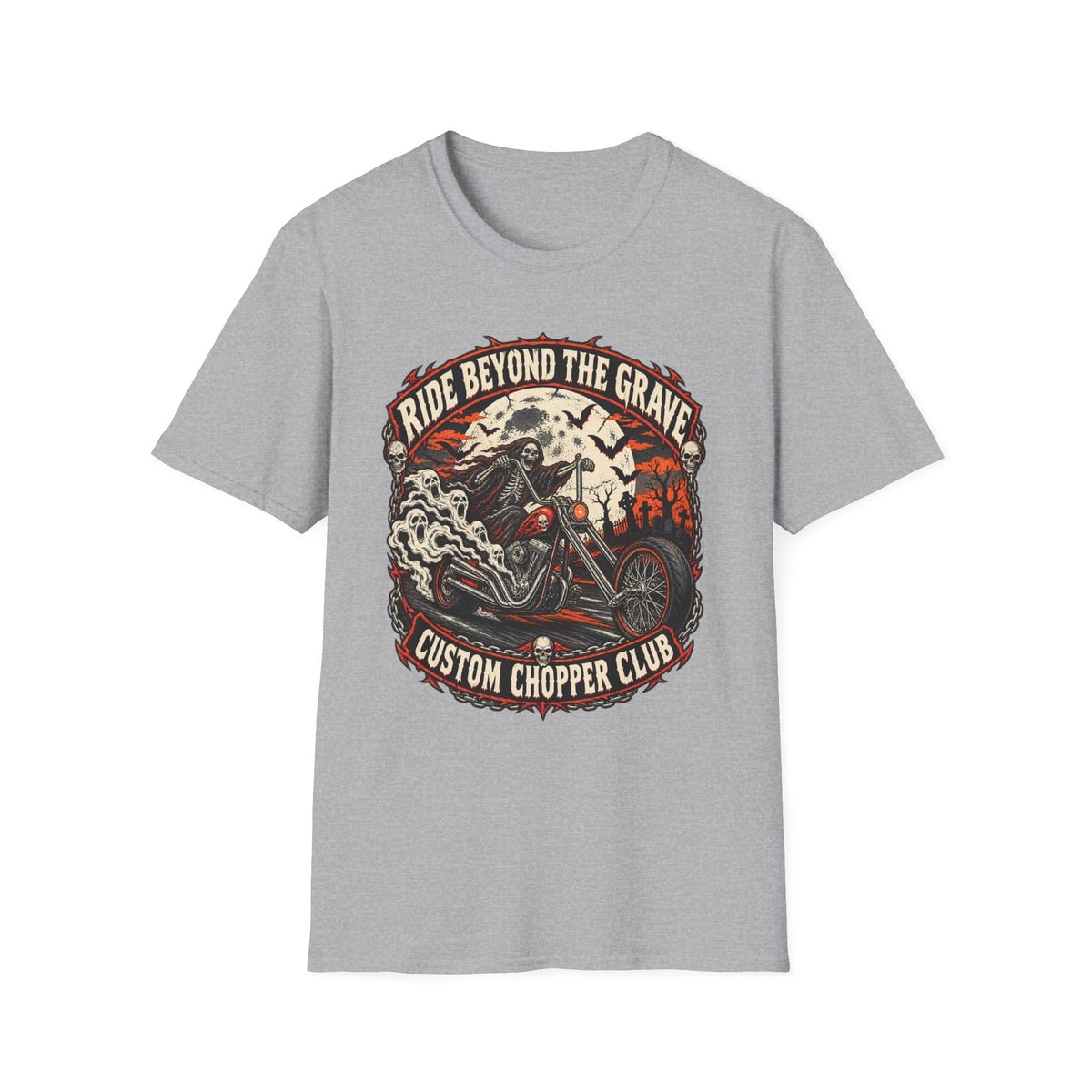 Ride Beyond the Grave Custom Chopper Club T-Shirt