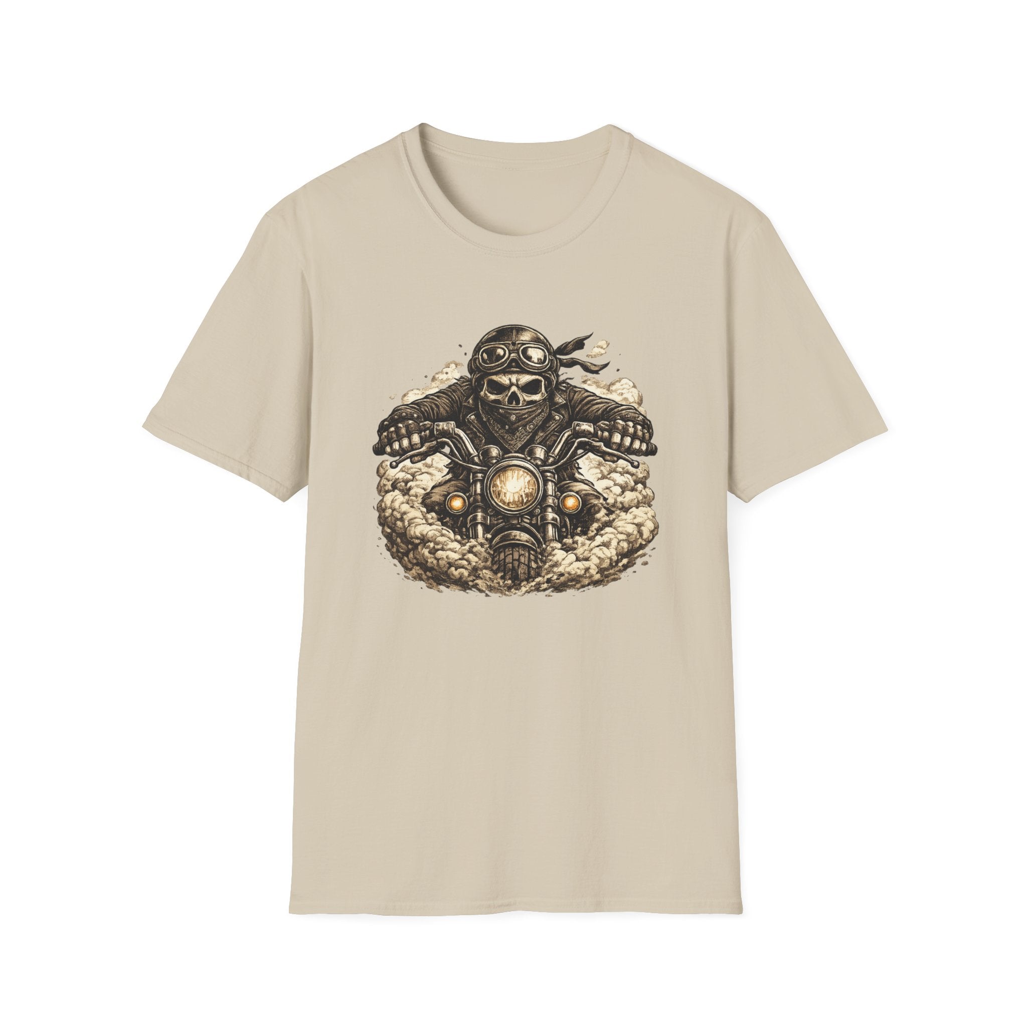 Skull Biker kicking dust